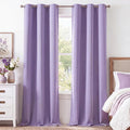 NICETOWN Room Darkening Curtains 96 Inches Long 2 Panels Lavender Purple by NICETOWN
