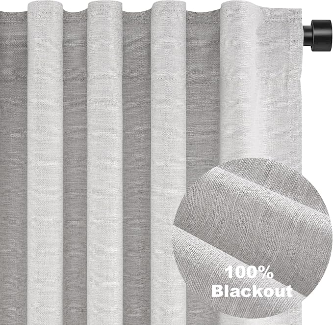 Extra Wide Total Blackout 96 Inch Curtains 72 Inches Wide - Image 8