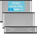 (1-Pack) 413 Replacement Filter Compatible with April-Aire Whole House Air Purifier 4400, 3413, 2416, 2413, 1610, 1413 MERV 10, Actual Size: 16.75" x 27.75" x 4", Nominal Size: 16''x28''x4''