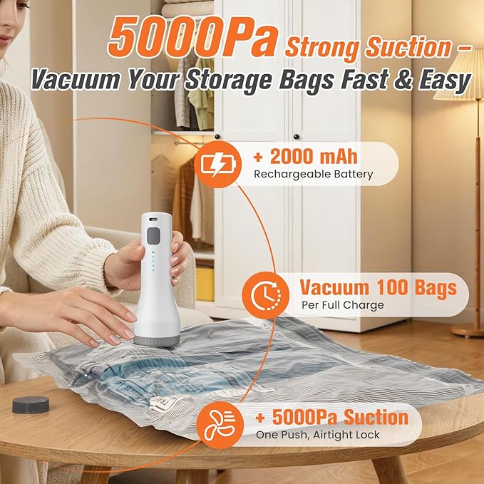 18 Pack Vacuum Storage Bags for Travel - Image 2