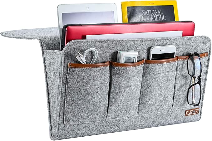 Zafit Bedside Caddy, Large Size Storage Organizer - Image 3