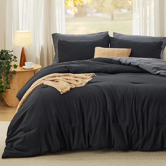 Bedsure Queen Comforter Set, 3 Pieces GentleSoft™ Bed Set, 1 Lightweight - Image 2