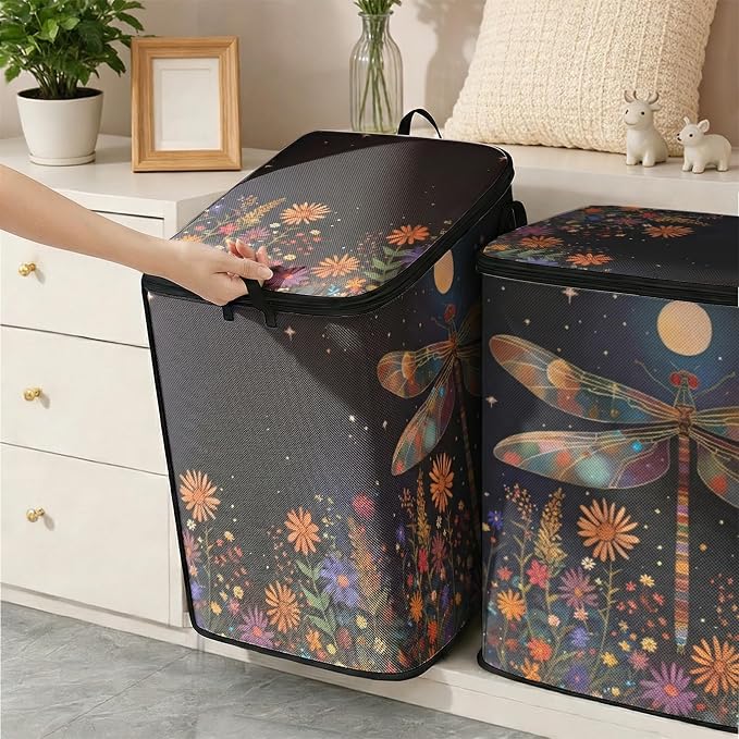 2pcs blanket storage bag for under bed, closet organizers 95L | clothing - Image 6