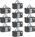 VENO Moving Bags, Wide Open Top, 10 Pack | Moving boxes Alternative, Heavy Duty by Veno