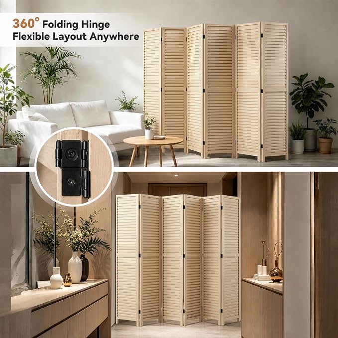 Wood Room Divider - Image 5