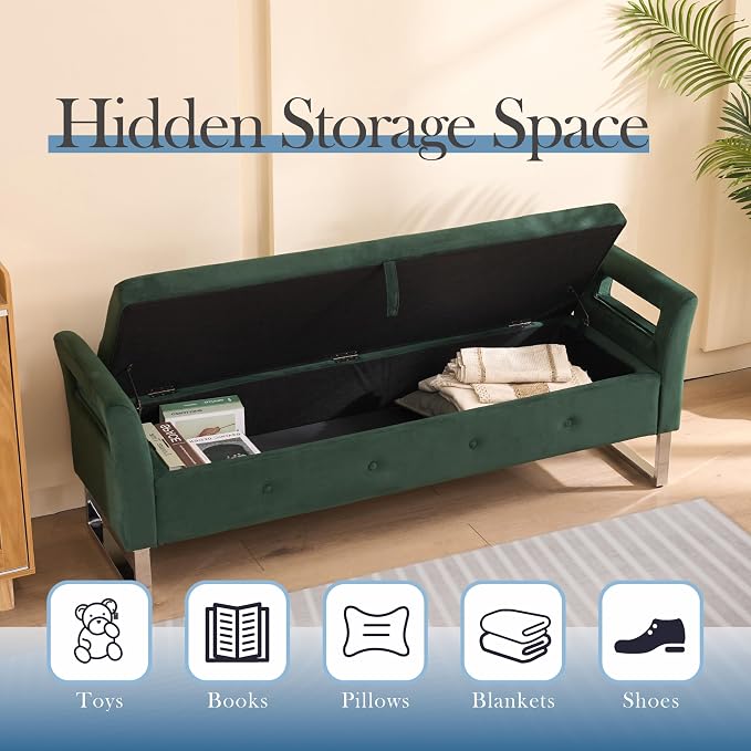 Aoiy & Wifon 67.91" W King Size Bench - Image 5