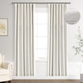 Joywell 100% Blackout Linen Curtains by Joywell