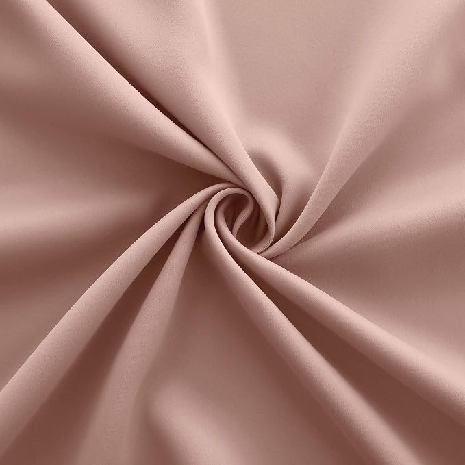Blush Pink Curtains 63 Inch Length - Image 5