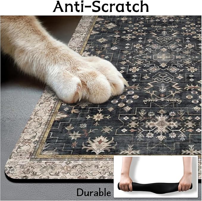 Pet Food Mats for Floor, Absorbent Dog Mat for Food and Water Dispenser Mat, Dog Food Mat Quick Dry Cat Food Mat Pet Supplies