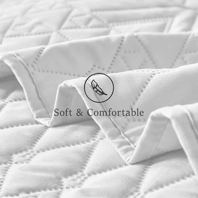 akkialla King/Cal King Size Quilt Bedding Set, Modern Style Geometric Pattern - Image 6