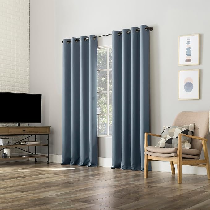 Sun Zero Nordic 2-Pack Theater Grade Noise Reducing Extreme 100% Blackout - Image 7
