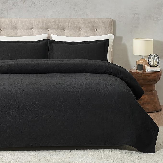 Hansleep Black Quilt California King Size by Hansleep