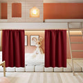 RYB HOME Half Curtain Tiers 36 inch Length, Rod Pocket | Short Blackout Curtains by RYBHOME