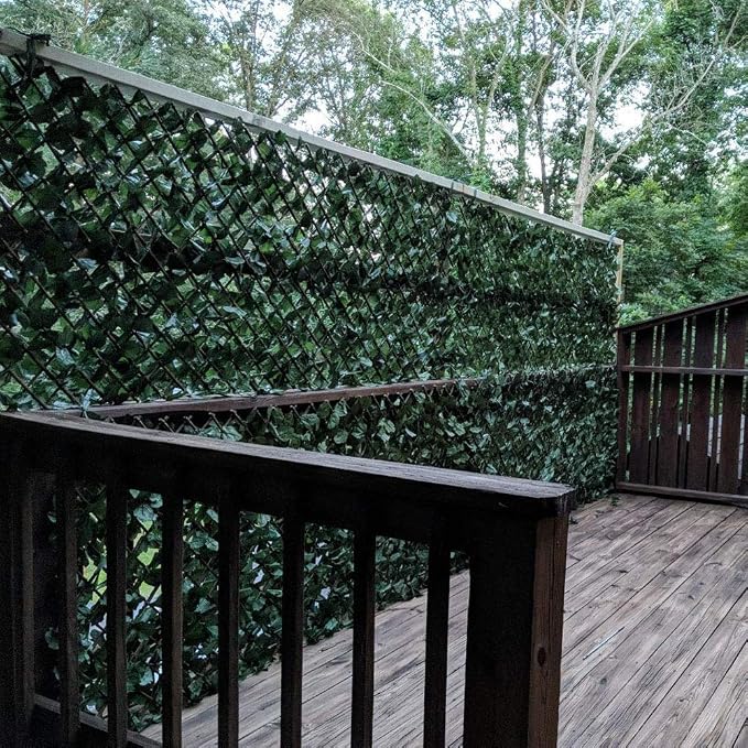 Expandable Faux Ivy Fence Privacy Screen - Image 5