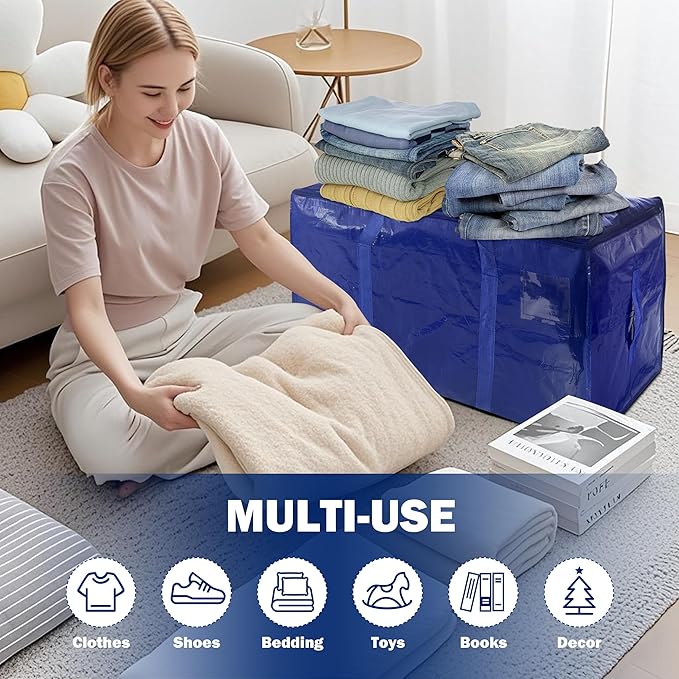 4 Pack Extra Heavy Duty Large Moving Bags - Image 5