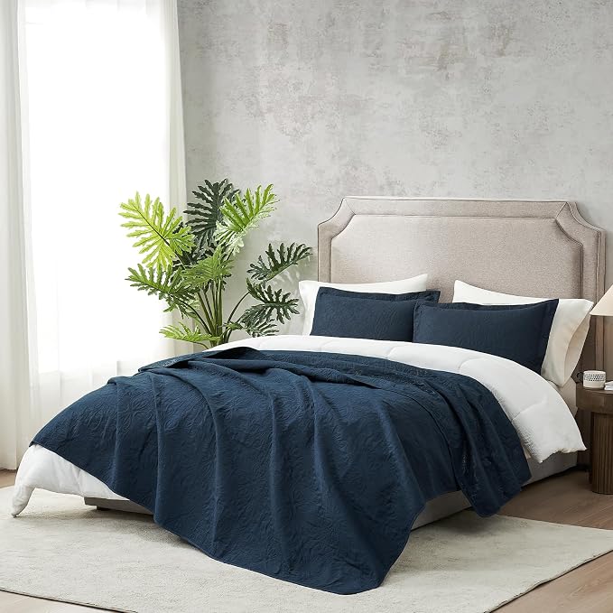 Hansleep Navy Quilt California King Size - Image 2