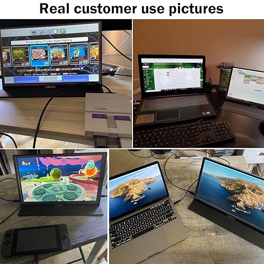 10FT USB-C 3.2 Gen 2×2 Display Monitor Video Link Data Transfer Cable for Lepow Z1 15.6 In, InnoView, ASUS ZenScreen, KYY, Cocopar, Arzopa, AOC, Type-C High Speed Portable Monitor Charger Power Cord