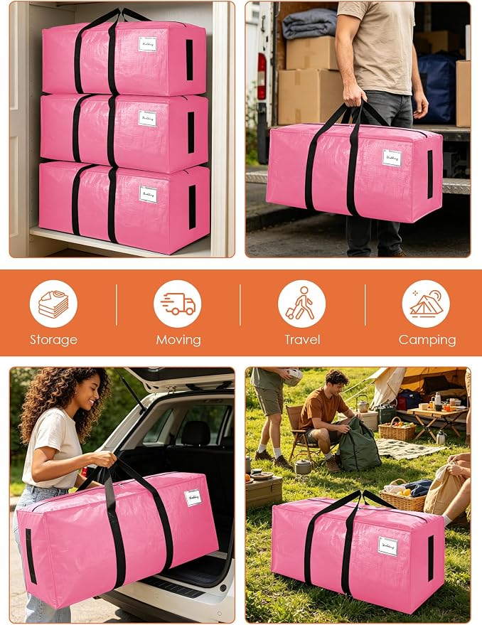 SWEET DOLPHIN 12 Pack 200LB Heavy-Duty Moving Bags - Image 6