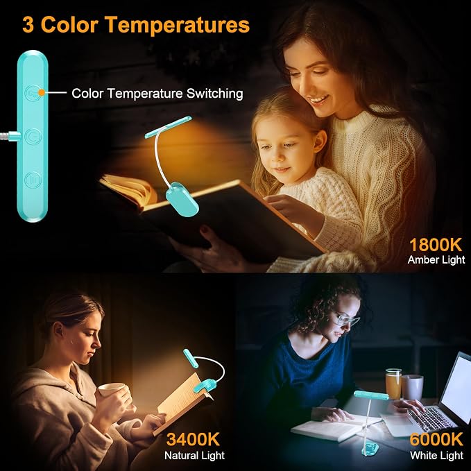 Gritin Rechargeable Book Light for Reading in Bed - Image 3