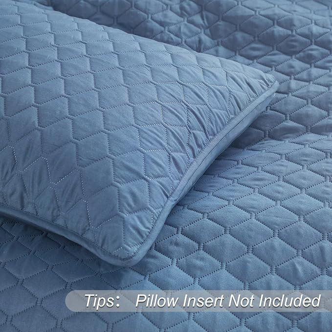 Exclusivo Mezcla Reversible Twin Quilt Bedding Set, Soft Microfiber, All Season - Image 5