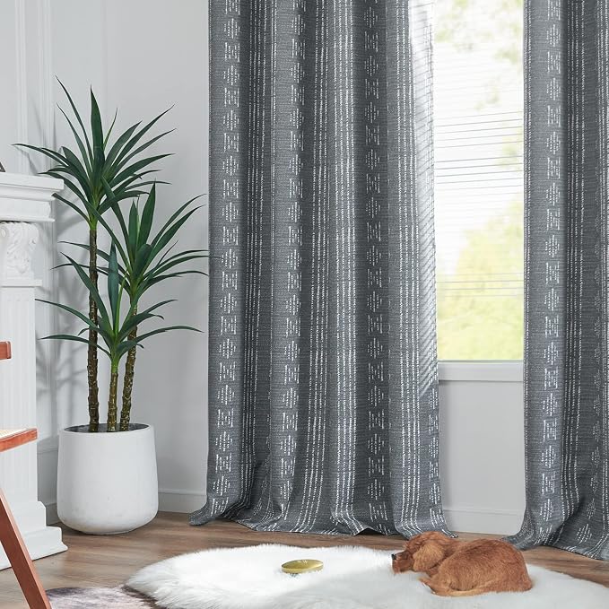 jinchan Boho Blackout Curtains 63 Inch Length - Image 6