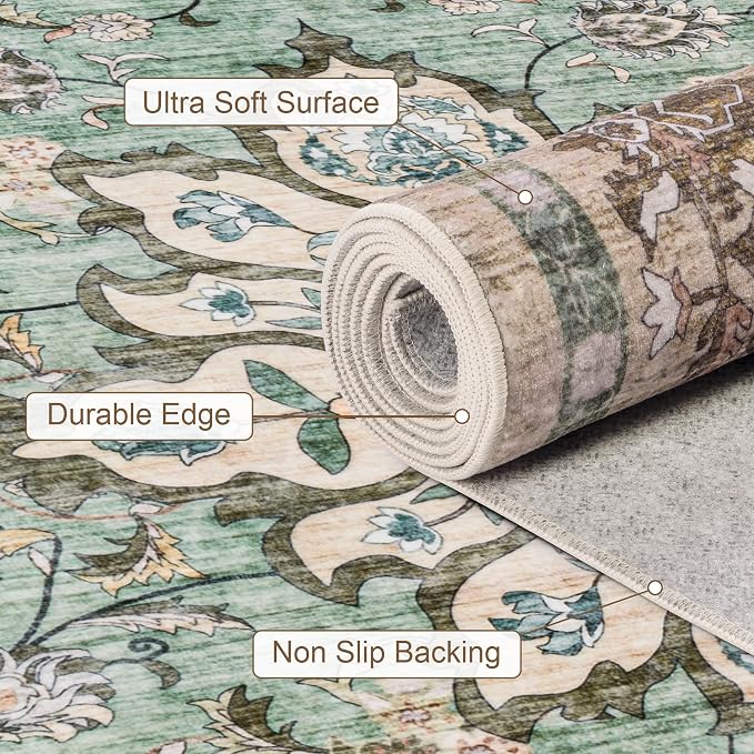10x12 Area Rugs Living Room: Washable Rug - Image 7