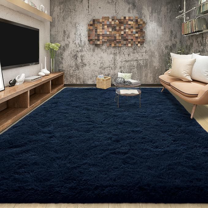 Fluffy Large Rugs for Living Room, Area Rug 6x9 Soft Carpet for Bedroom by Tepook