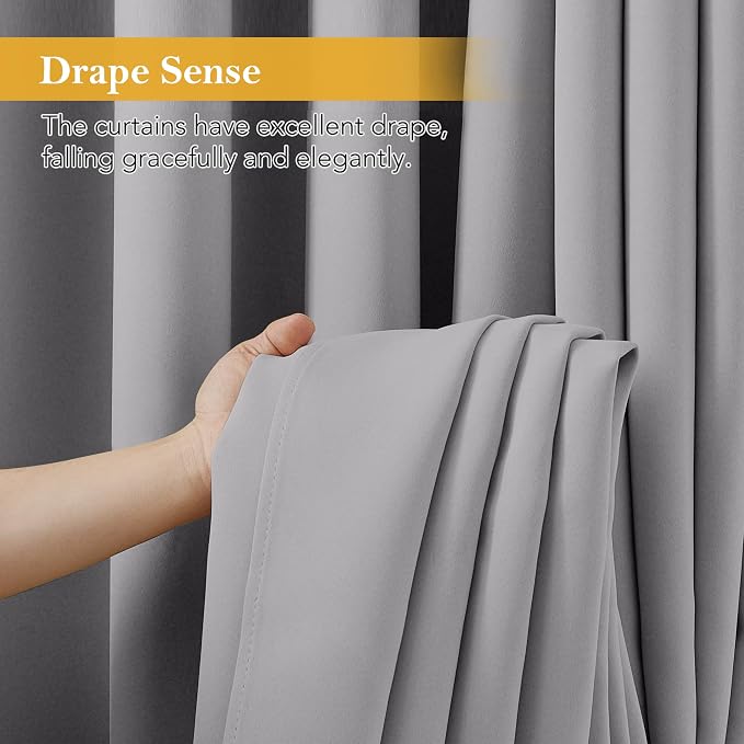 RYB HOME Blackout Thermal Insulated Curtain - Image 6