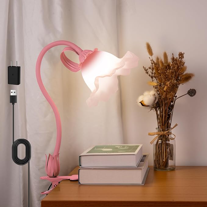 Flower Clip On Desk Lamp for Home and Dorm - Image 9