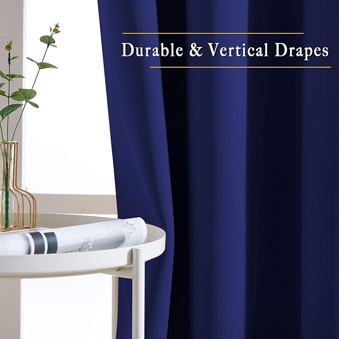 NICETOWN Blackout Doorway Curtains 80 inch Length - Image 5