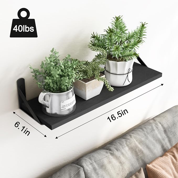 YGEOMER 16.5in Floating Shelves - Image 3