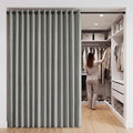 RYB HOME Accordion Style Room Divider Curtains 100% Blackout | Curtain by RYBHOME