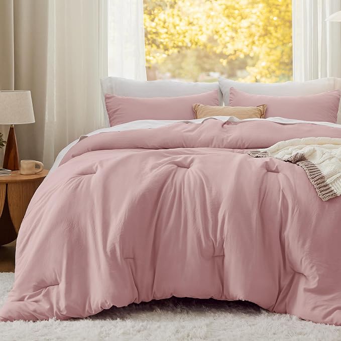 Bedsure Queen Comforter Set, 3 Pieces GentleSoft™ Bed Set, 1 Lightweight - Image 2