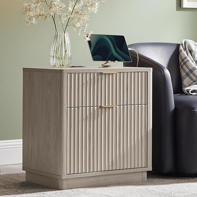 T4TREAM 23'' Fluted Nightstand by T4TREAMFurniture