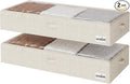 StorageWorks 7 Inch Low Profile Under Bed Storage Containers by StorageWorks