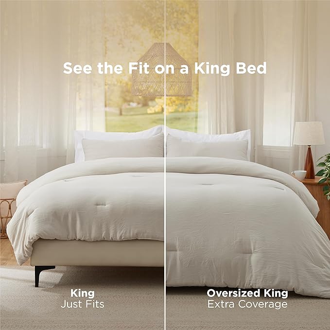 Bedsure King Comforter Set, 3 Pieces GentleSoft™ Bed Set, 1 Lightweight - Image 2