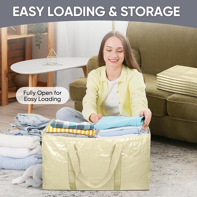 TICONN 4 Pack Extra Large Moving Bags Heavy Duty - Image 7