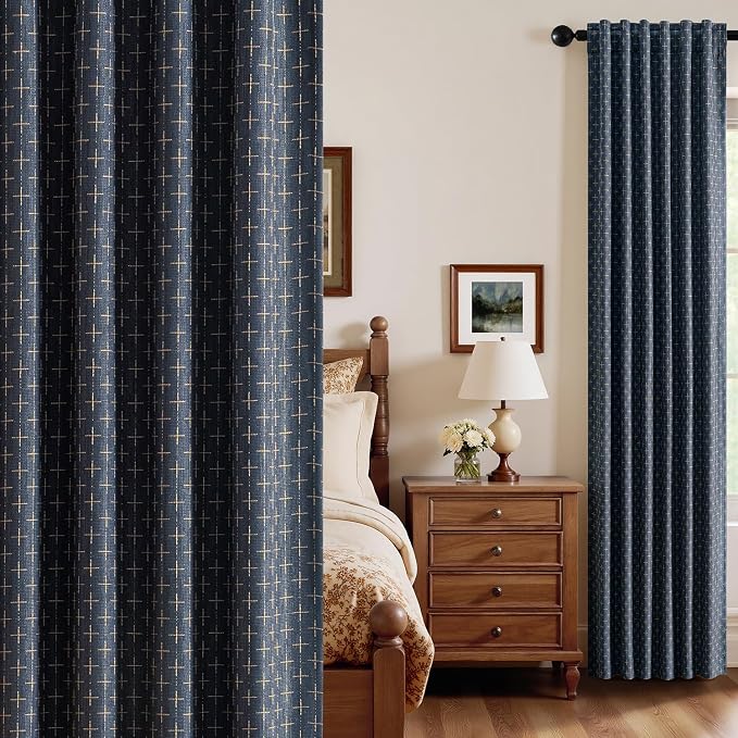 MIULEE 100% Blackout Decorative Linen Curtains by MIULEE
