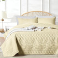 akkialla Full/Queen Size Quilt Bedding Set, Butter Yellow Lightweight by akkialla