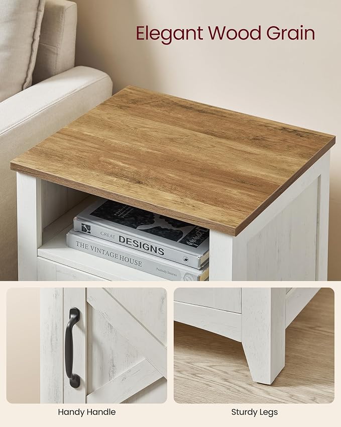 VASAGLE Farmhouse Nightstand - Image 6