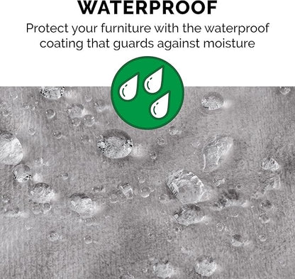 FurHaven Waterproof Throw Blanket For Dogs & Indoor Cats, Reversible Protective Pet Blanket, Extra Large, Long Faux Fur & Velvet, Gray