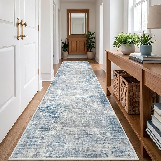 Abstract Runner Rug 3x12 Ft Washable Runners - Image 9