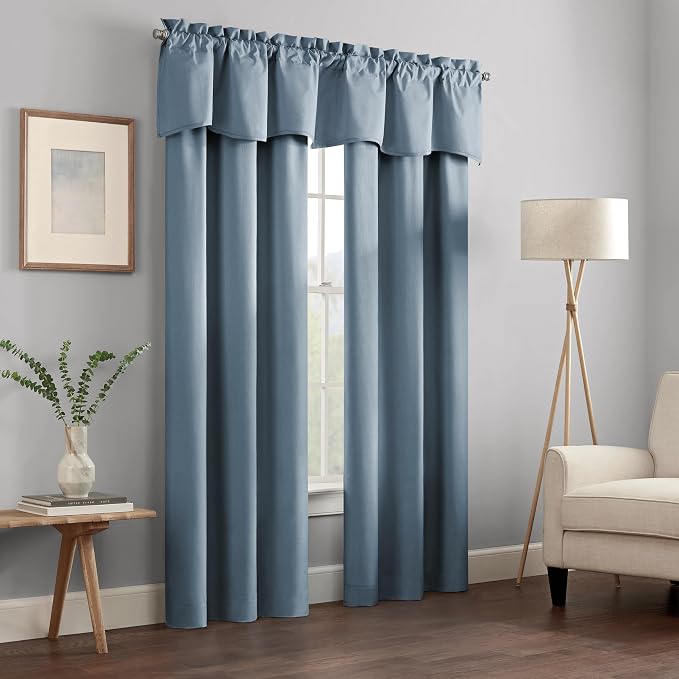 ECLIPSE Kendall Modern Blackout Thermal Rod Pocket Window Curtain - Image 9