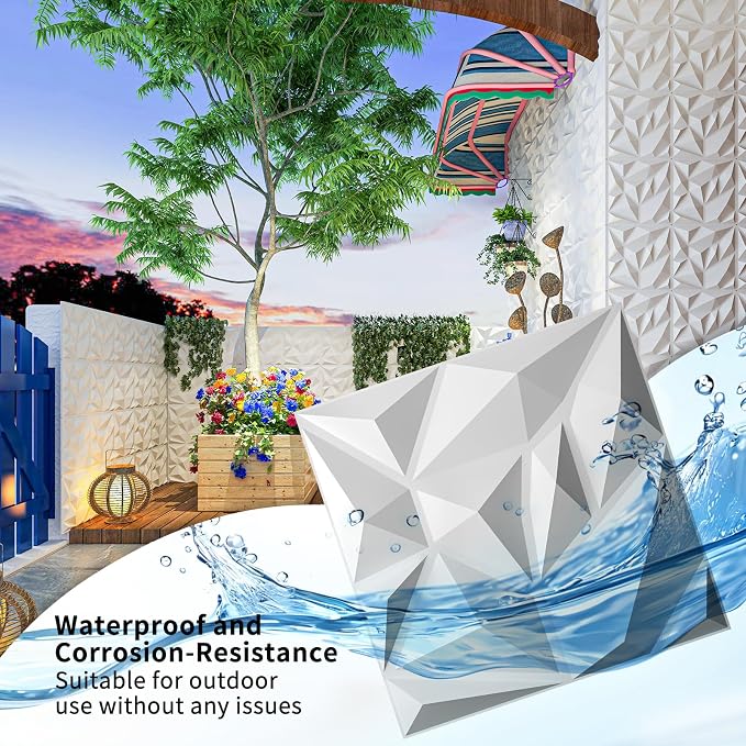Art3d 100 Pack Decorative 3D Wall Panels, 19 Sq.Feet PVC Interior Wall Décor - Image 4