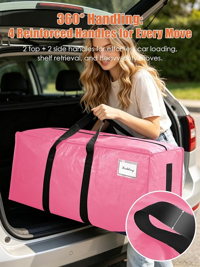 SWEET DOLPHIN 8 Pack 200LB Heavy-Duty Moving Bags - Image 5