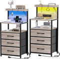 SZLHANJZ Nightstand Set of 2, by SZLHANJZ