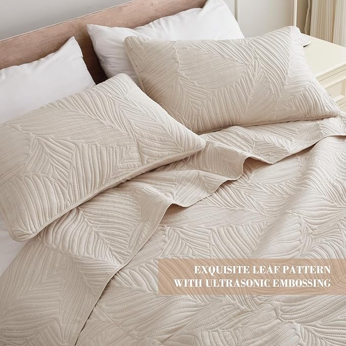 Exclusivo Mezcla California King Quilt Bedding Set, Microfiber Bedspreads | - Image 3