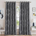 NICETOWN Grey Blackout Short Curtain by NICETOWN
