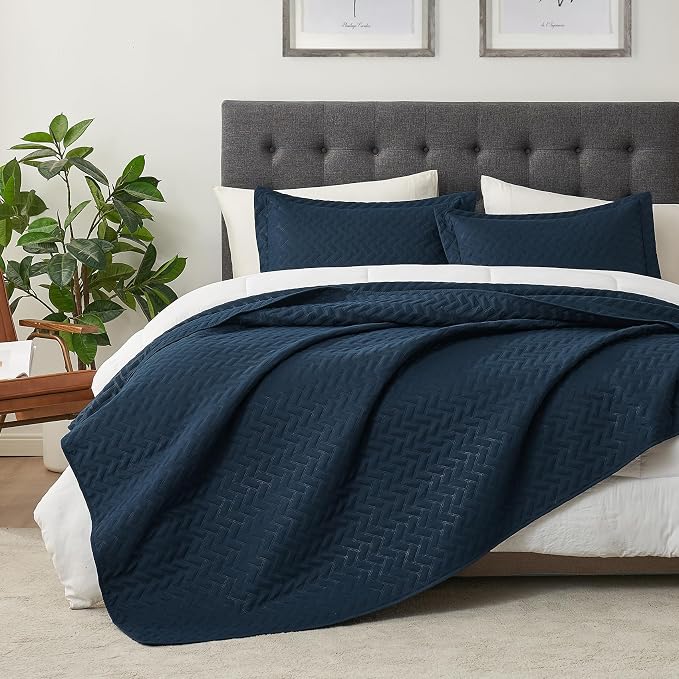 Hansleep Navy Quilt King Size - Image 2