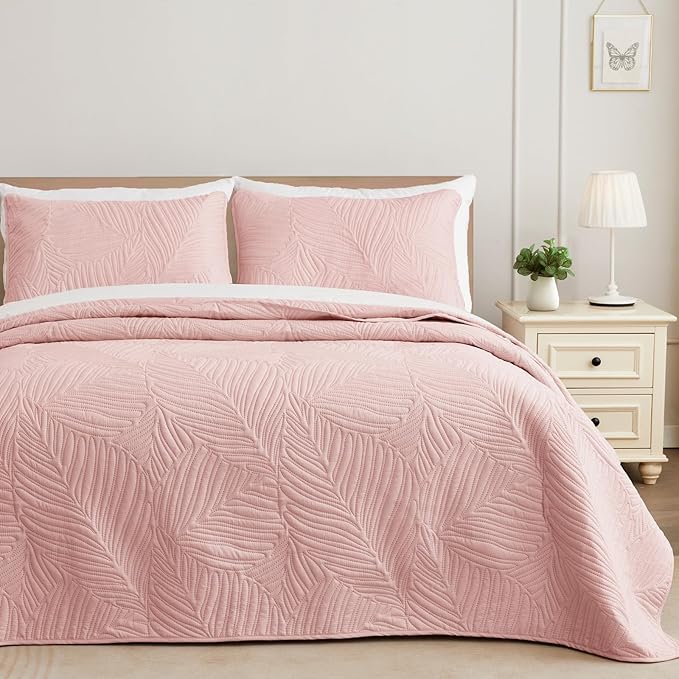 Exclusivo Mezcla 3-Piece Queen Quilt Bedding Set, Soft Microfiber Bedspread | by ExclusivoMezcla